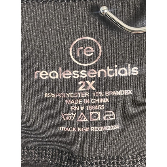 Real essentials women's black athletic Skort size 2 X - Picture 4 of 6